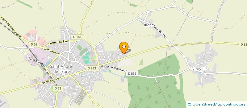 localisation de l'entreprise MONSIEUR CHRISTIAN ELOUNDOU  SAINT-ANDRE-DE-L'EURE