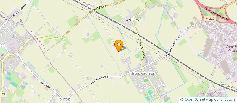 localisation de l'entreprise MONSIEUR CHRISTIAN ELOY  BOIS-GRENIER