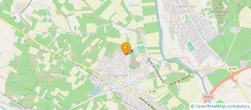 localisation de l'entreprise MONSIEUR CHRISTIAN EMANUELLI  MARAUSSAN