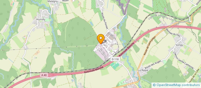 localisation de l'entreprise MONSIEUR CHRISTIAN EMERY  VIRY