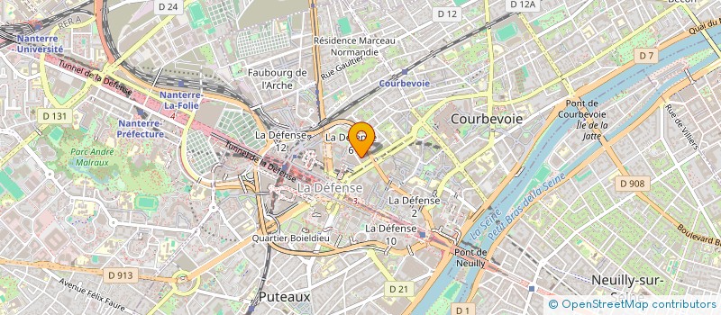 localisation de l'entreprise MONSIEUR CHRISTIAN ENGEL à COURBEVOIE