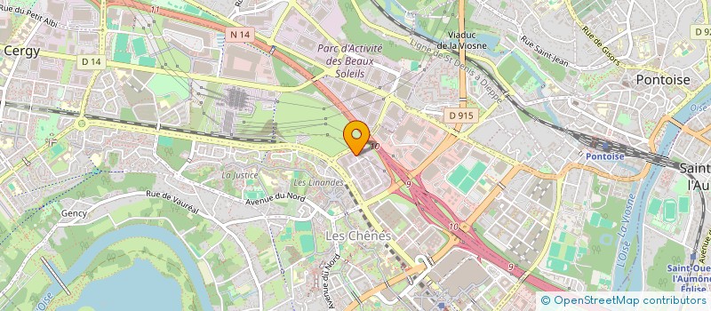 localisation de l'entreprise MONSIEUR CHRISTIAN ENGELMANN  CERGY