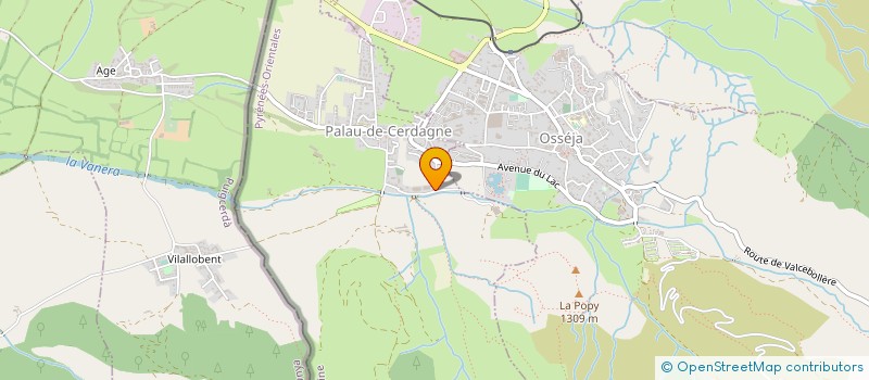 localisation de l'entreprise MONSIEUR CHRISTIAN ESCALAIS  PALAU-DE-CERDAGNE