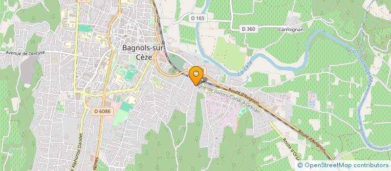 localisation de l'entreprise MONSIEUR CHRISTIAN ESPAZE à BAGNOLS-SUR-CEZE