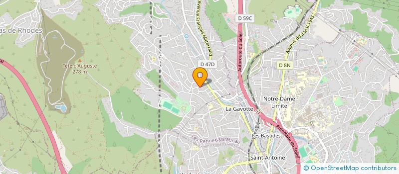 localisation de l'entreprise MONSIEUR CHRISTIAN ESPINOSA à LES PENNES-MIRABEAU