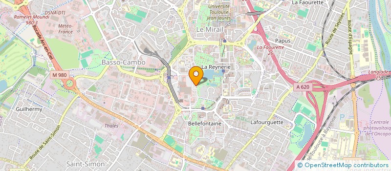 localisation de l'entreprise MONSIEUR CHRISTIAN ESTEVE  TOULOUSE