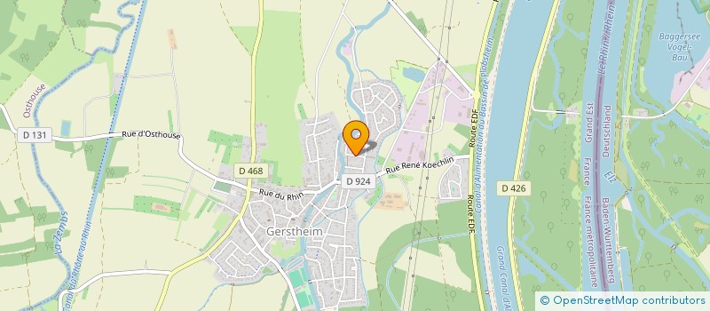 localisation de l'entreprise MONSIEUR CHRISTIAN ETIENNE KLEDIG  GERSTHEIM