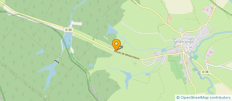 localisation de l'entreprise MONSIEUR CHRISTIAN ETTER  FENETRANGE