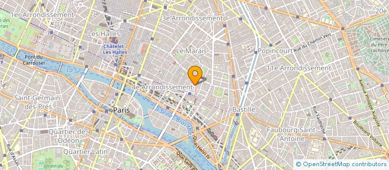 localisation de l'entreprise MONSIEUR CHRISTIAN EYMERY  PARIS