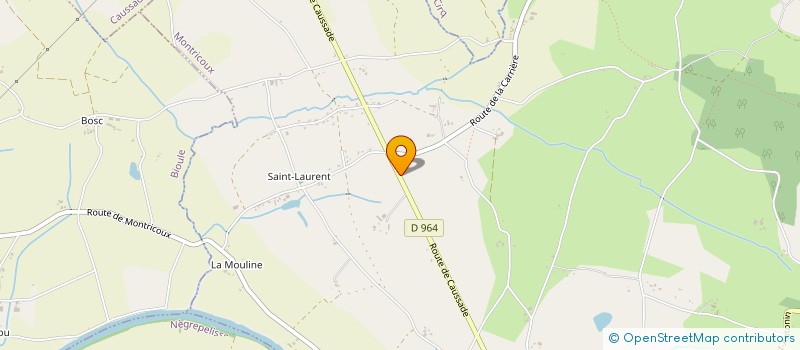 localisation de l'entreprise MONSIEUR CHRISTIAN FABIANI  MONTRICOUX