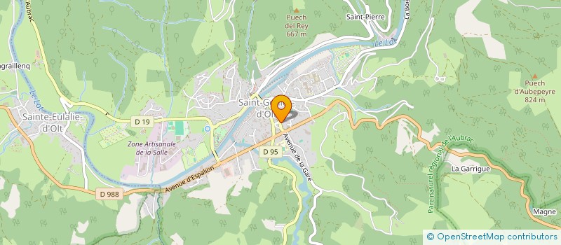 localisation de l'entreprise MONSIEUR CHRISTIAN FABRE à SAINT GENIEZ D'OLT ET D'AUBRAC