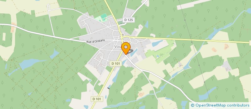 localisation de l'entreprise MONSIEUR CHRISTIAN FABRE  VOUZON