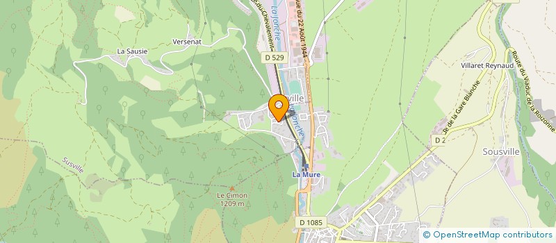 localisation de l'entreprise MONSIEUR CHRISTIAN FABRE  SUSVILLE