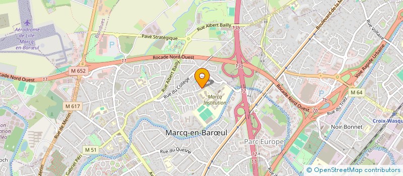 localisation de l'entreprise MONSIEUR CHRISTIAN FACQ à MARCQ-EN-BARŒUL