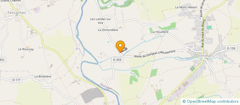 localisation de l'entreprise MONSIEUR CHRISTIAN FAGES à DOMJEAN