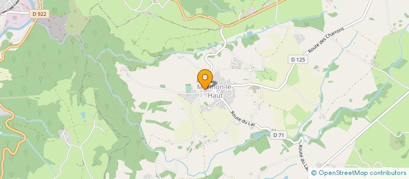 localisation de l'entreprise MONSIEUR CHRISTIAN FAGES  MORLHON-LE-HAUT