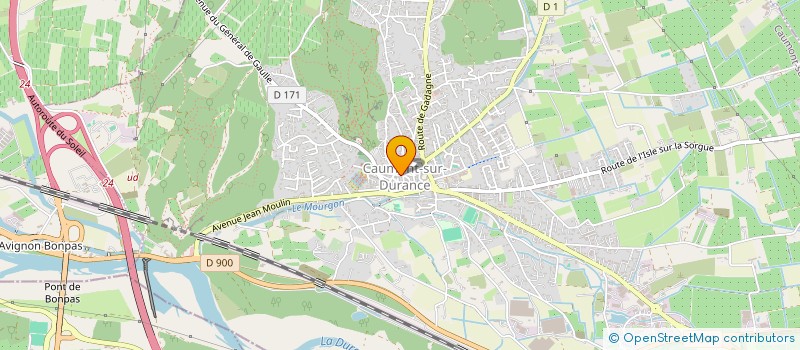 localisation de l'entreprise MONSIEUR CHRISTIAN FALCO  CAUMONT-SUR-DURANCE