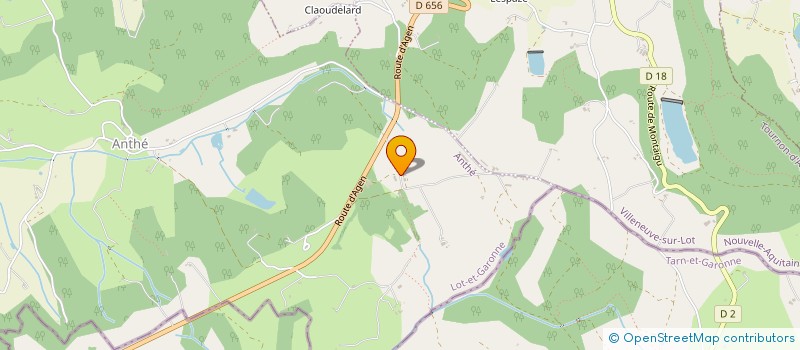 localisation de l'entreprise MONSIEUR CHRISTIAN FANTIN  ANTHE