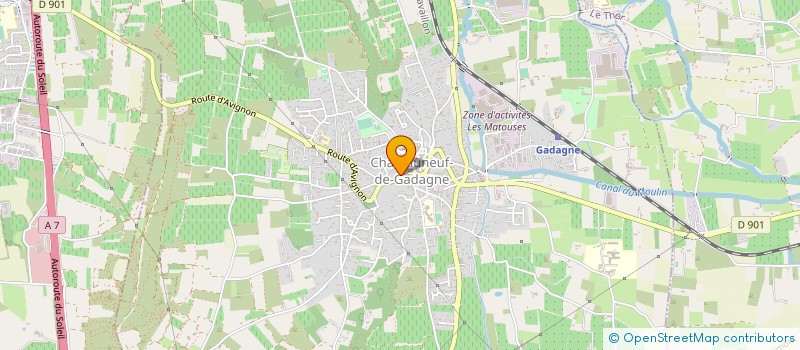 localisation de l'entreprise MONSIEUR CHRISTIAN FARAUD à CHATEAUNEUF-DE-GADAGNE
