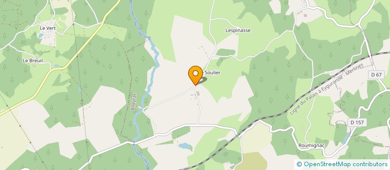 localisation de l'entreprise MONSIEUR CHRISTIAN FARGE  ALLEYRAT