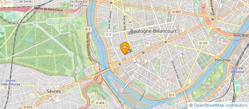 localisation de l'entreprise MONSIEUR CHRISTIAN FARRE à BOULOGNE-BILLANCOURT