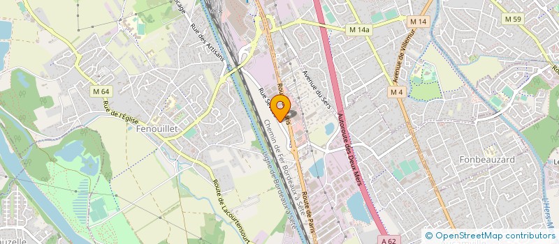 localisation de l'entreprise MONSIEUR CHRISTIAN FAU  FENOUILLET