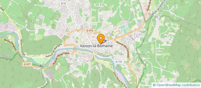 localisation de l'entreprise MONSIEUR CHRISTIAN FAUQUE à VAISON-LA-ROMAINE