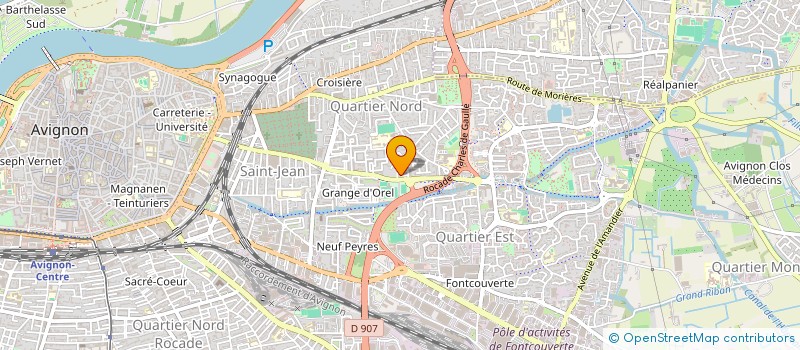 localisation de l'entreprise MONSIEUR CHRISTIAN FAURE  AVIGNON