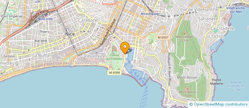 localisation de l'entreprise MONSIEUR CHRISTIAN FAVIER  NICE