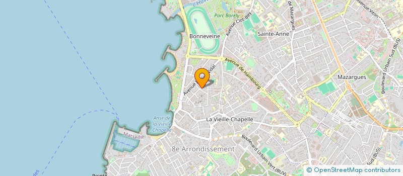 localisation de l'entreprise MONSIEUR CHRISTIAN FAVORITI à MARSEILLE