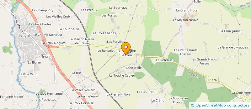 localisation de l'entreprise MONSIEUR CHRISTIAN FAVREL  NOYAL