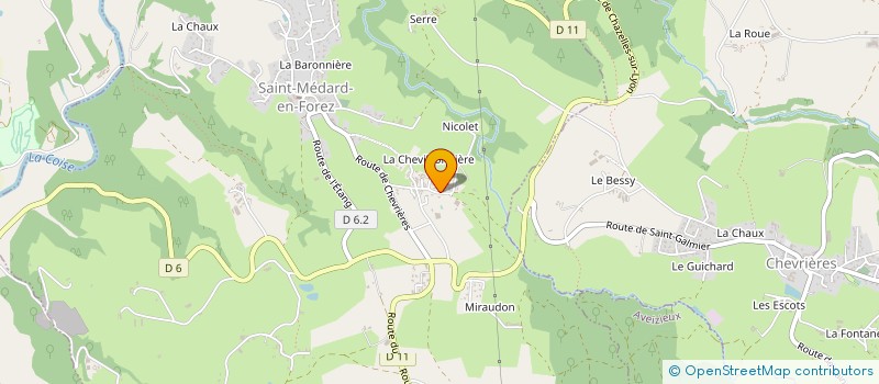 localisation de l'entreprise MONSIEUR CHRISTIAN FAYOLLE  SAINT-MEDARD-EN-FOREZ