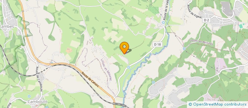 localisation de l'entreprise MONSIEUR CHRISTIAN FEAT  LENTILLAC-ST-BLAISE