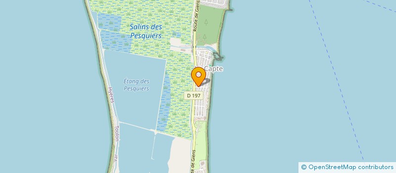 localisation de l'entreprise MONSIEUR CHRISTIAN FELIX  HYERES