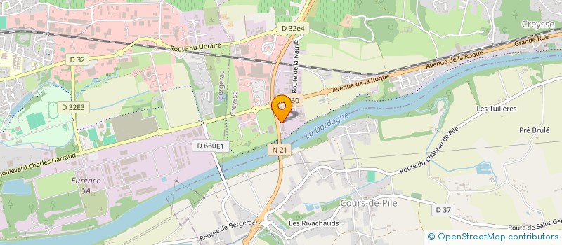 localisation de l'entreprise MONSIEUR CHRISTIAN FELTRIN  CREYSSE