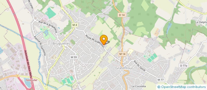 localisation de l'entreprise MONSIEUR CHRISTIAN FENIEYS à BRUGUIERES