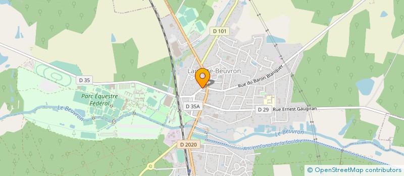 localisation de l'entreprise MONSIEUR CHRISTIAN FENU  LAMOTTE-BEUVRON