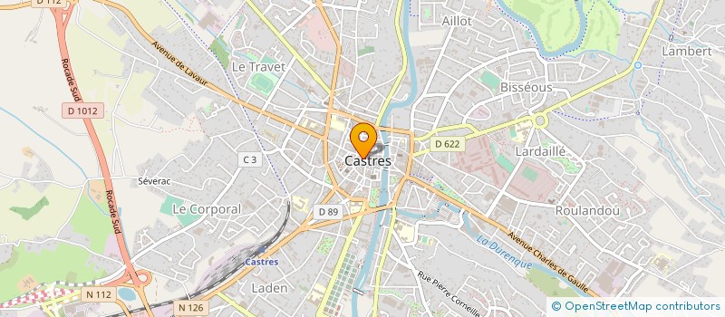 localisation de l'entreprise MONSIEUR CHRISTIAN FERNIOT à CASTRES