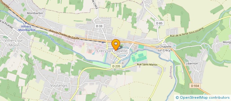 localisation de l'entreprise MONSIEUR CHRISTIAN FERON à CRECY-LA-CHAPELLE