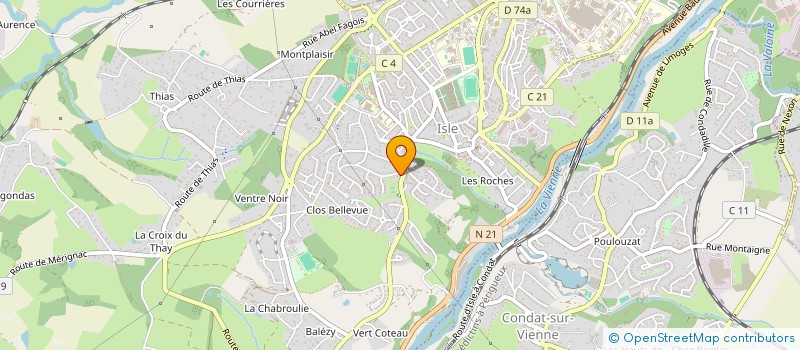 localisation de l'entreprise MONSIEUR CHRISTIAN FERRAGUT à ISLE