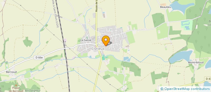 localisation de l'entreprise MONSIEUR CHRISTIAN FERRANDEZ  SAINT-JEAN-DE-THURIGNEUX