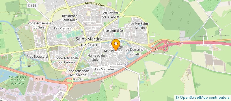 localisation de l'entreprise MONSIEUR CHRISTIAN FERRARI à SAINT-MARTIN-DE-CRAU