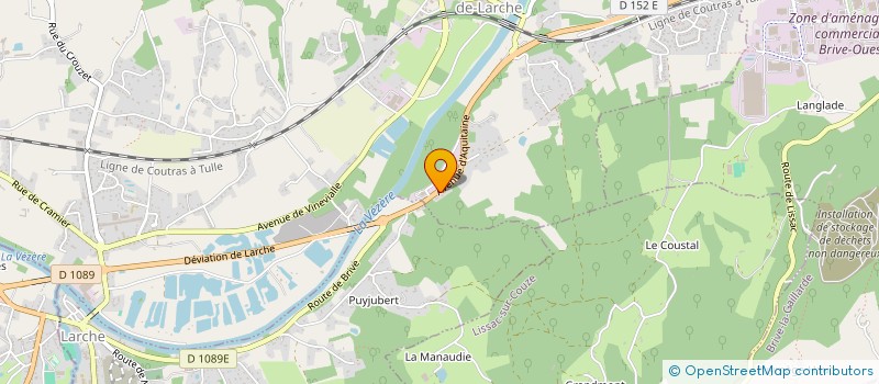 localisation de l'entreprise MONSIEUR CHRISTIAN FERRERE  LISSAC-SUR-COUZE