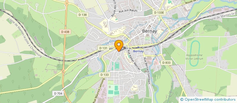 localisation de l'entreprise MONSIEUR CHRISTIAN FERRETTI à BERNAY