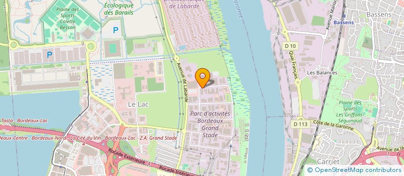 localisation de l'entreprise MONSIEUR CHRISTIAN FERVEUR  BORDEAUX