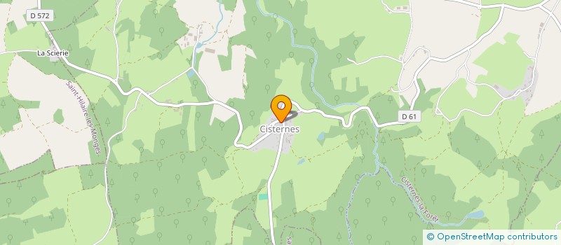 localisation de l'entreprise MONSIEUR CHRISTIAN FEUILLADE  CISTERNES-LA-FORET