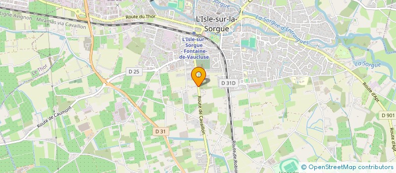 localisation de l'entreprise MONSIEUR CHRISTIAN FEUILLET à L'ISLE-SUR-LA-SORGUE