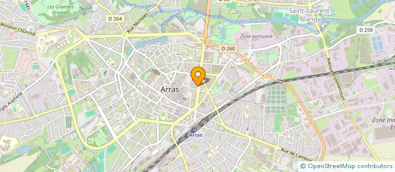localisation de l'entreprise MONSIEUR CHRISTIAN FEUTRY à ARRAS
