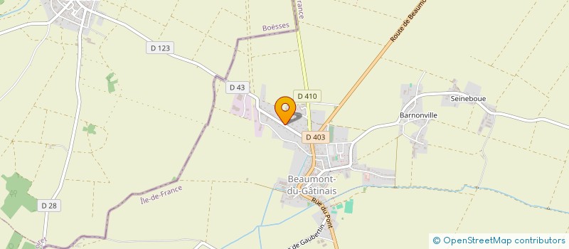 localisation de l'entreprise MONSIEUR CHRISTIAN FIBLEC  BEAUMONT-DU-GATINAIS