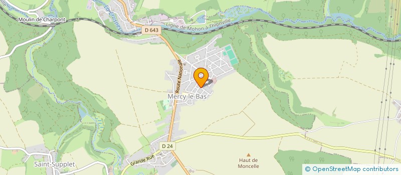 localisation de l'entreprise MONSIEUR CHRISTIAN FICHANT  MERCY-LE-BAS